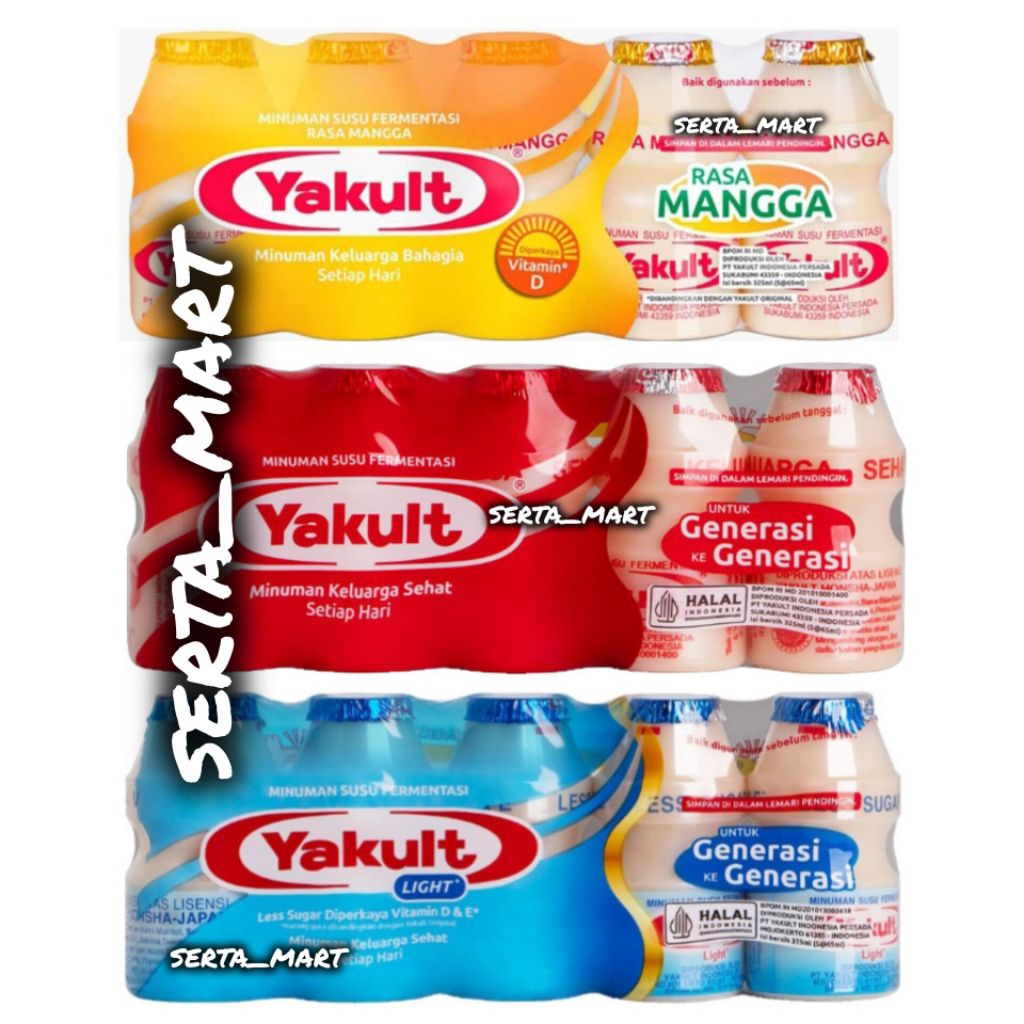 

Yakult - Yakult Light Minuman Probiotik Keluarga Sehat - Susu Fermentasi Pack isi 5