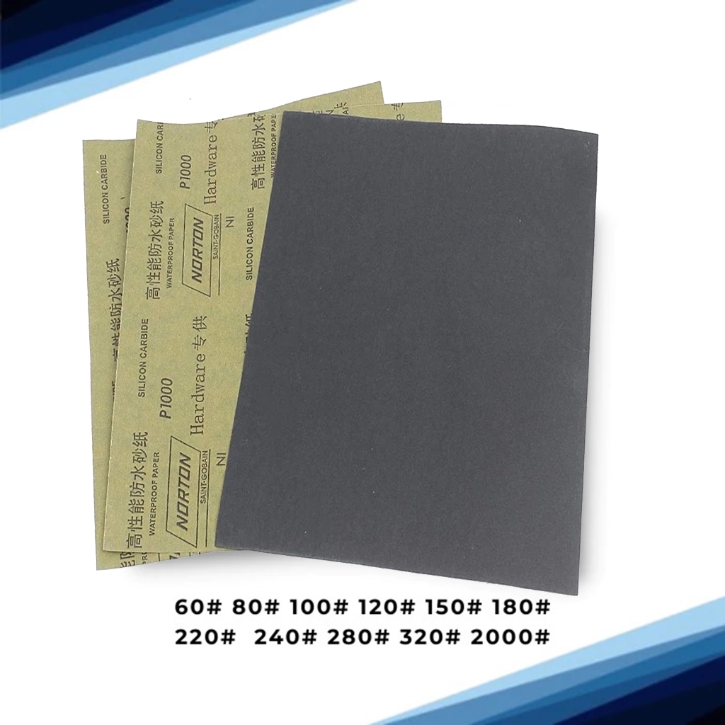 Amplas Hamplas Duco Lembaran Grid Grit 40-2000 Amplas Halus,Kasar