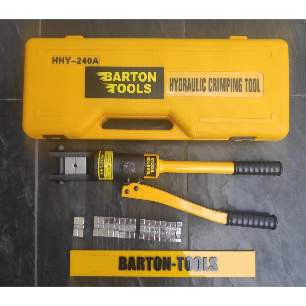 16-240mm Hand Hydraulic Crimping Tool HHY-240A BARTON Alat Tang Press Skun Cable Lug Tembaga Alumini