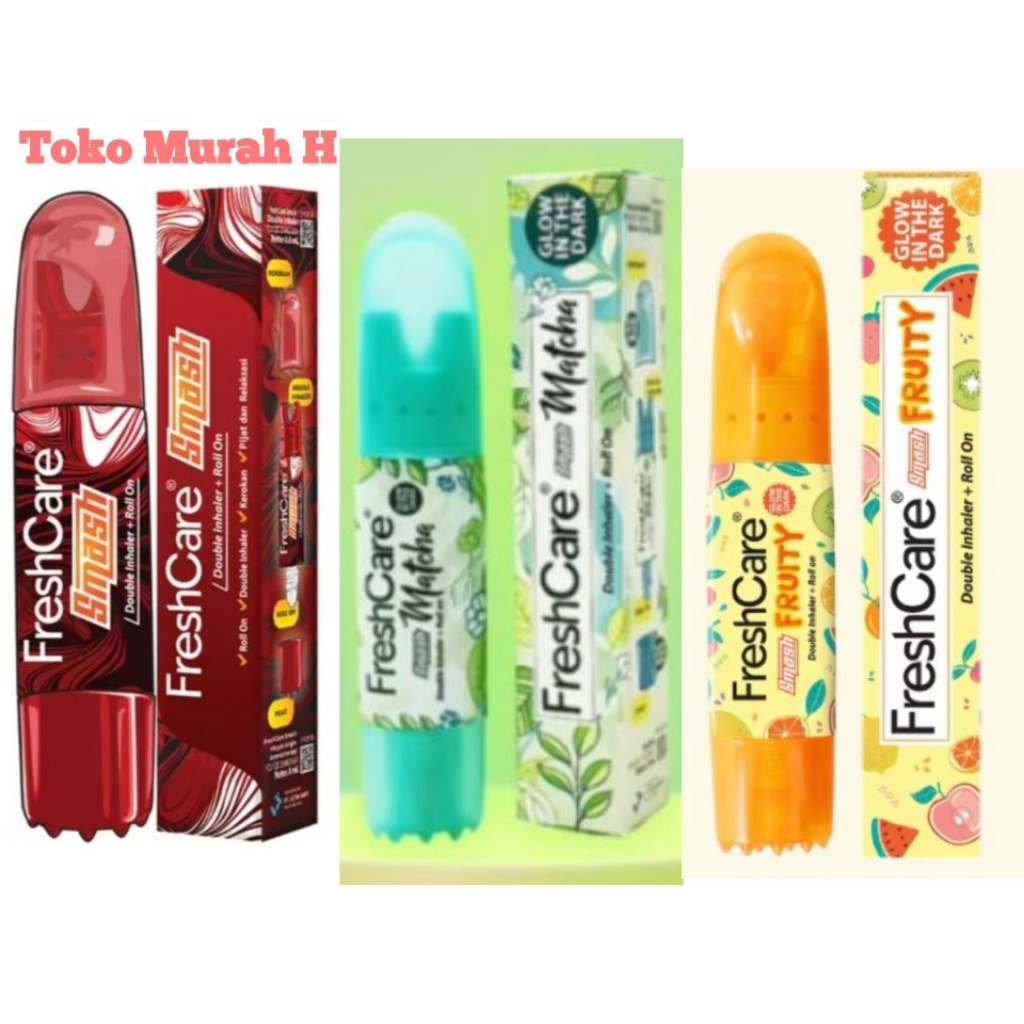 FreshCare roll on inhaler FreshCare fruity FreshCare matcha FreshCare smash