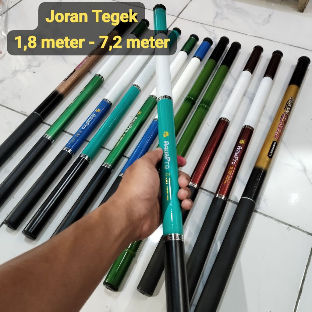 Tegek Bendera 9 meter, Tegek Bendera 7 meter, Joran Tegek Pancing kuat Tongkat Bendera sholawat