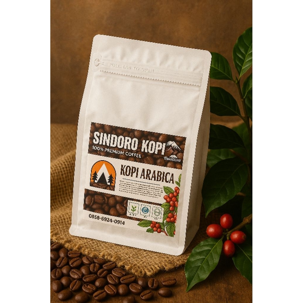 

Kopi Bubuk Arabica Natural Sindoro Java Kopi Temanggung 100gr