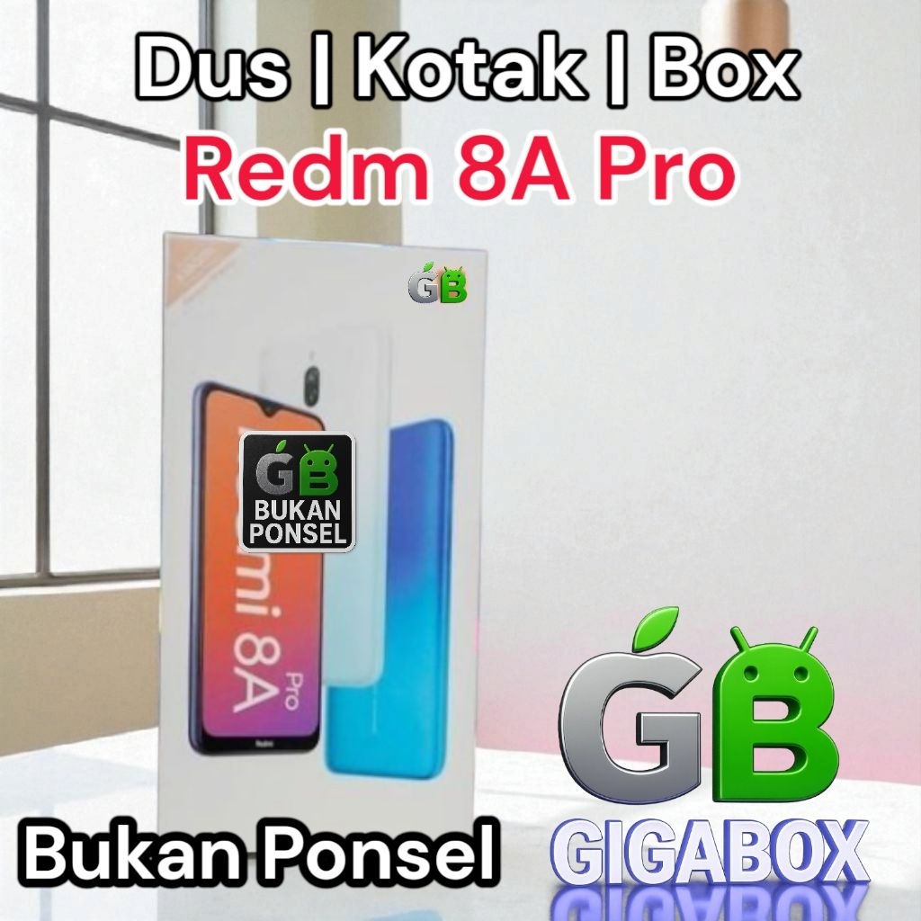 

Dus | Kardus | Box Kemasan Redm Note 8A Pro – (Dus Only) untuk Pajangan Dekoratif