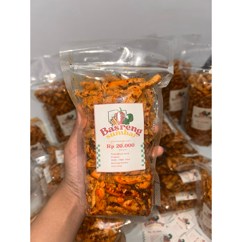 

Basreng Pedas Daun Jeruk 200 gram Termurah