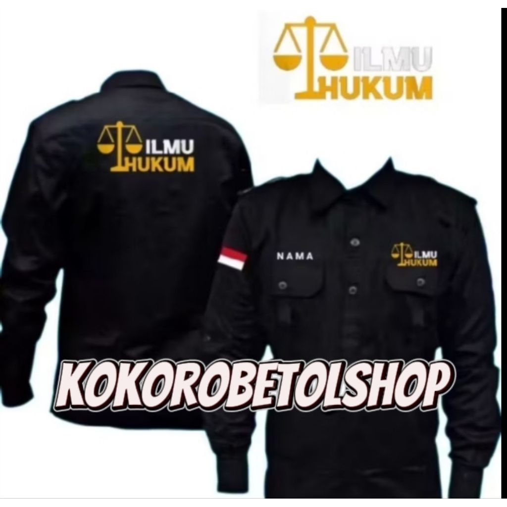 kemeja ilmu hukum baju pdl ilmu hukum seragam ilmu hukum full bordir