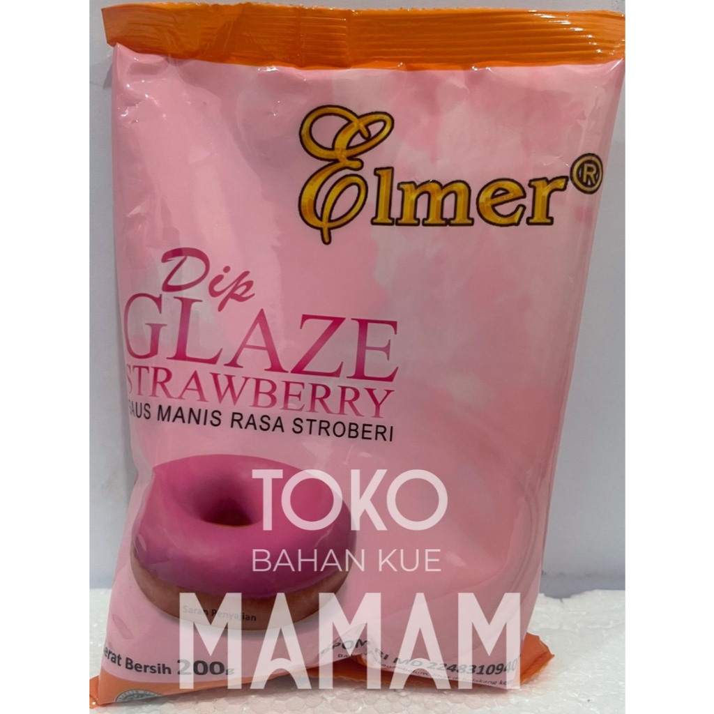 

Elmer Glaze Strawberry 200gr – Topping Glaze Rasa Stroberi untuk Kue, Donat, dan Dessert