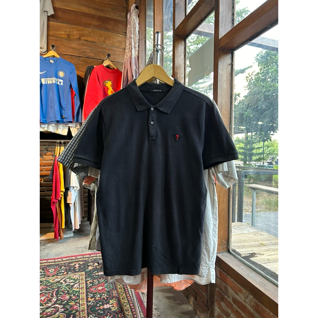 Polo Shirt Guess Black Second Original