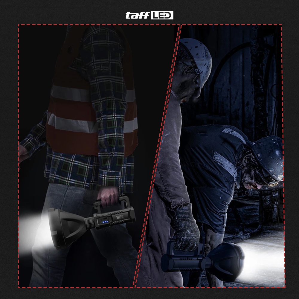 Senter Sorot W591 Big Lamp 8000 Lumens LED XHP70.2 Waterproof & Tripod