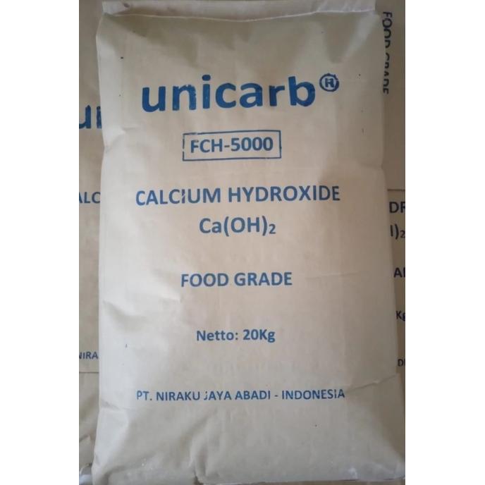

Kalsium/Calcium Hydroxide CaOH2 Food Grade @20 kg