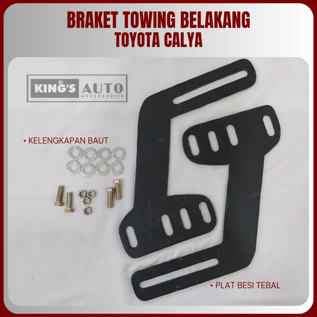 Braket Towing Belakang + Baut Penyangga Towing Belakang TOYOTA CALYA