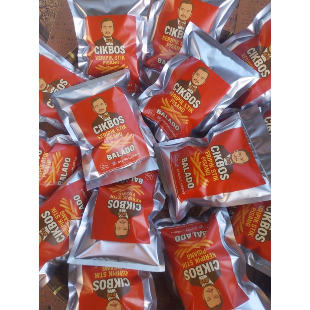 

Keripik stik pisang balado tanpa pengawet 120 g