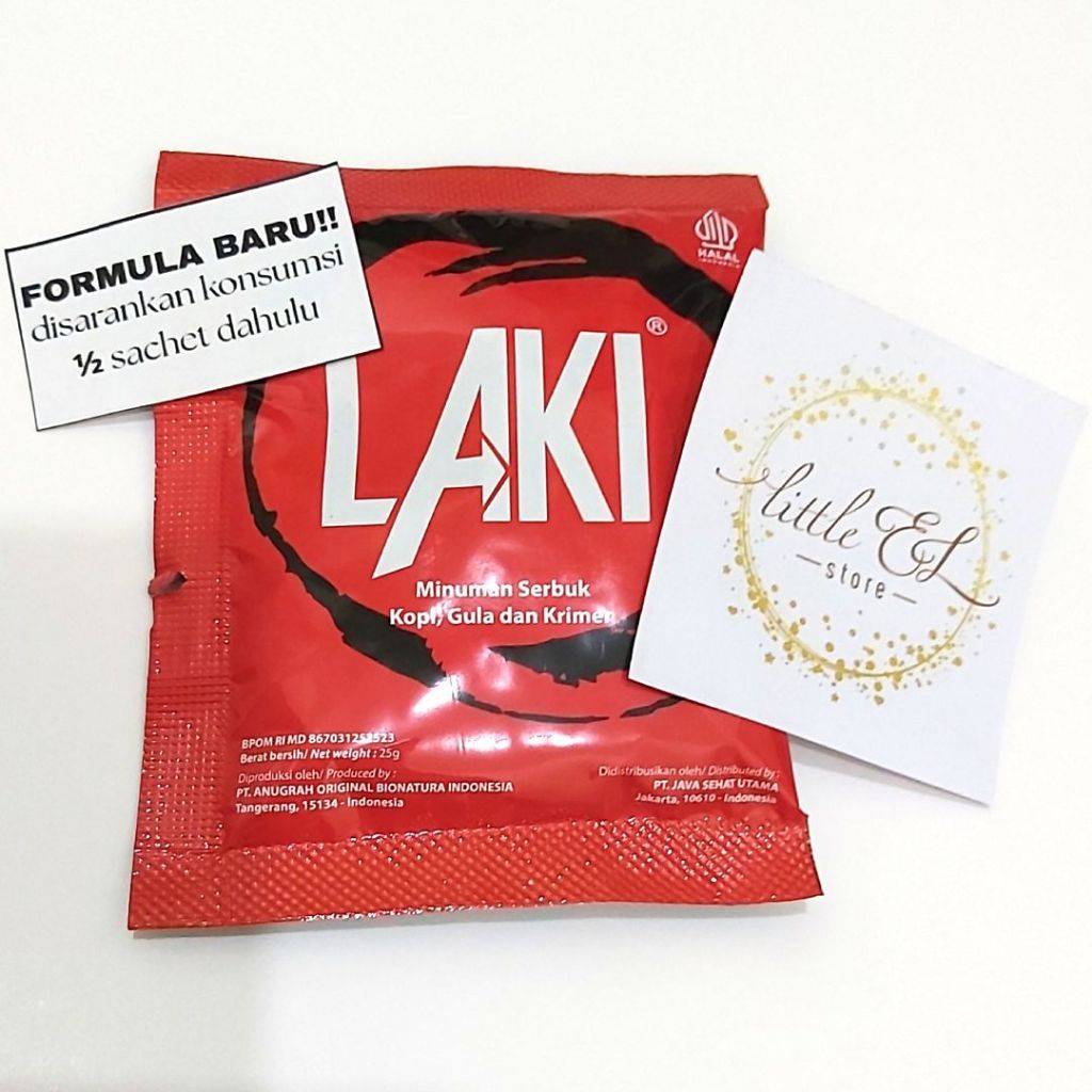 

Minuman Serbuk Kopi Gula Krimer - LAKI - 1 SACHET - Exp 2027 - Asli dan Original - Batch Produksi Terbaru