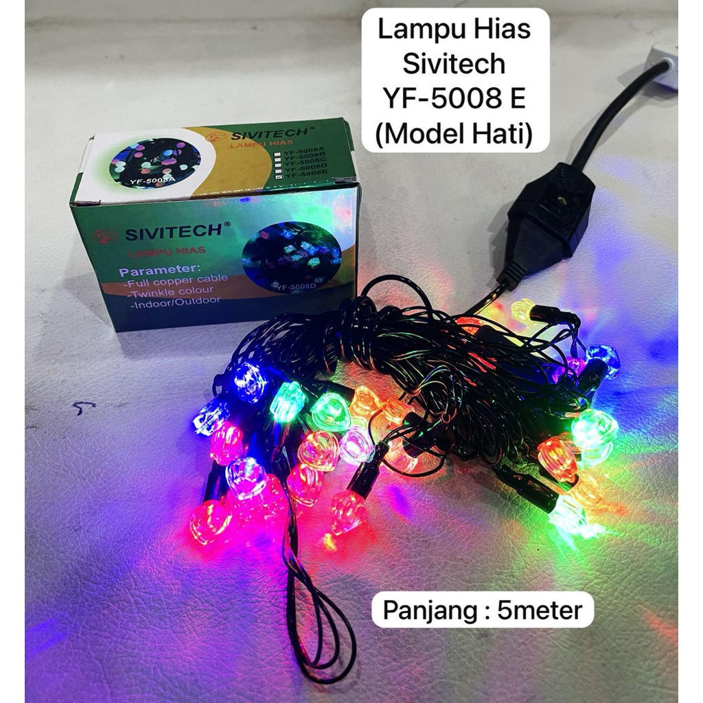 LAMPU TUMBLR BENTUK CABE NYALA WARNA WARNI RGB