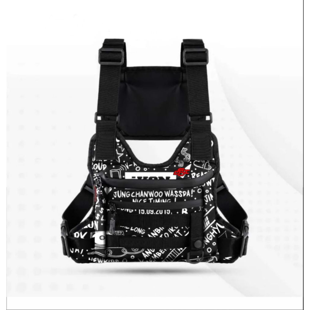 tas dada anti Air rompi pelindung dada dari angin