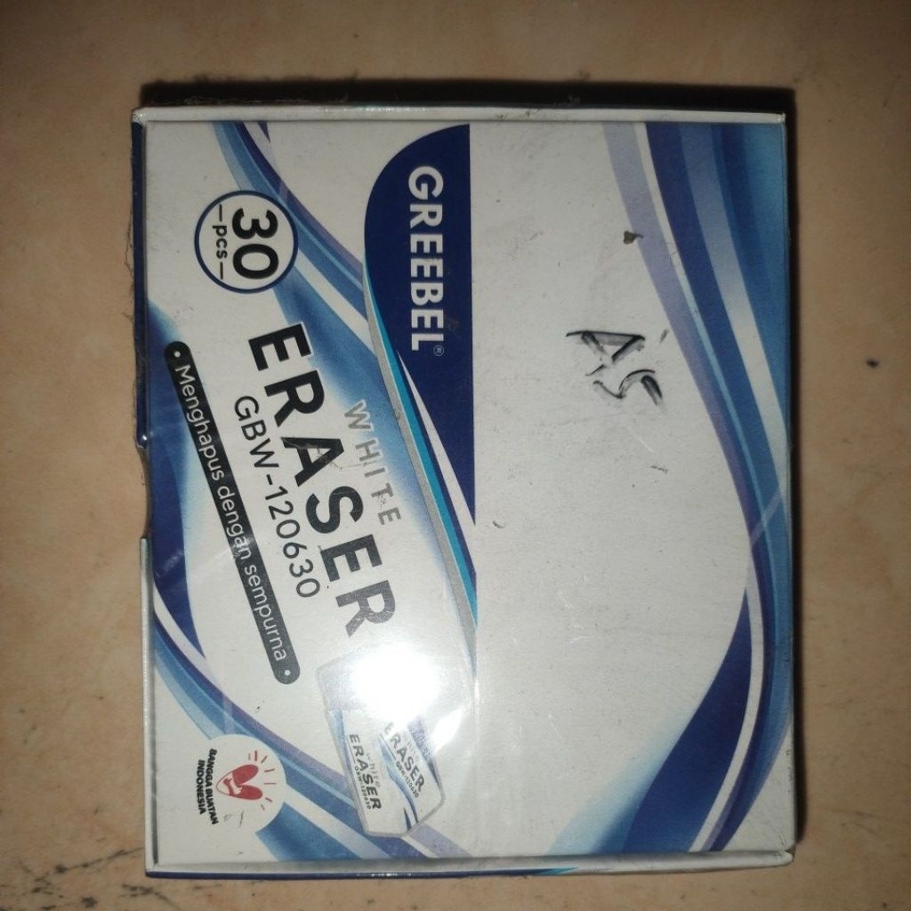 

penghapus greebel putih besar