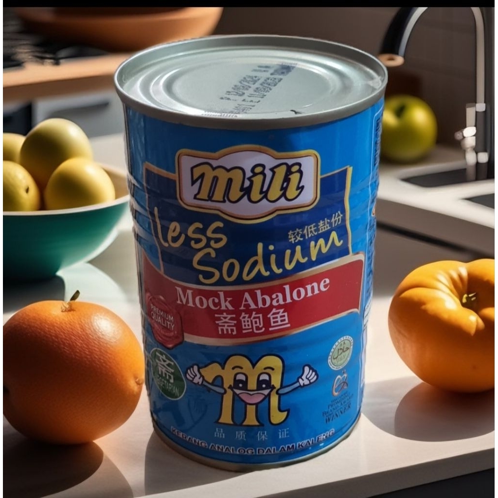 

Mili Mock Abalone Vegetarian kaleng 280g