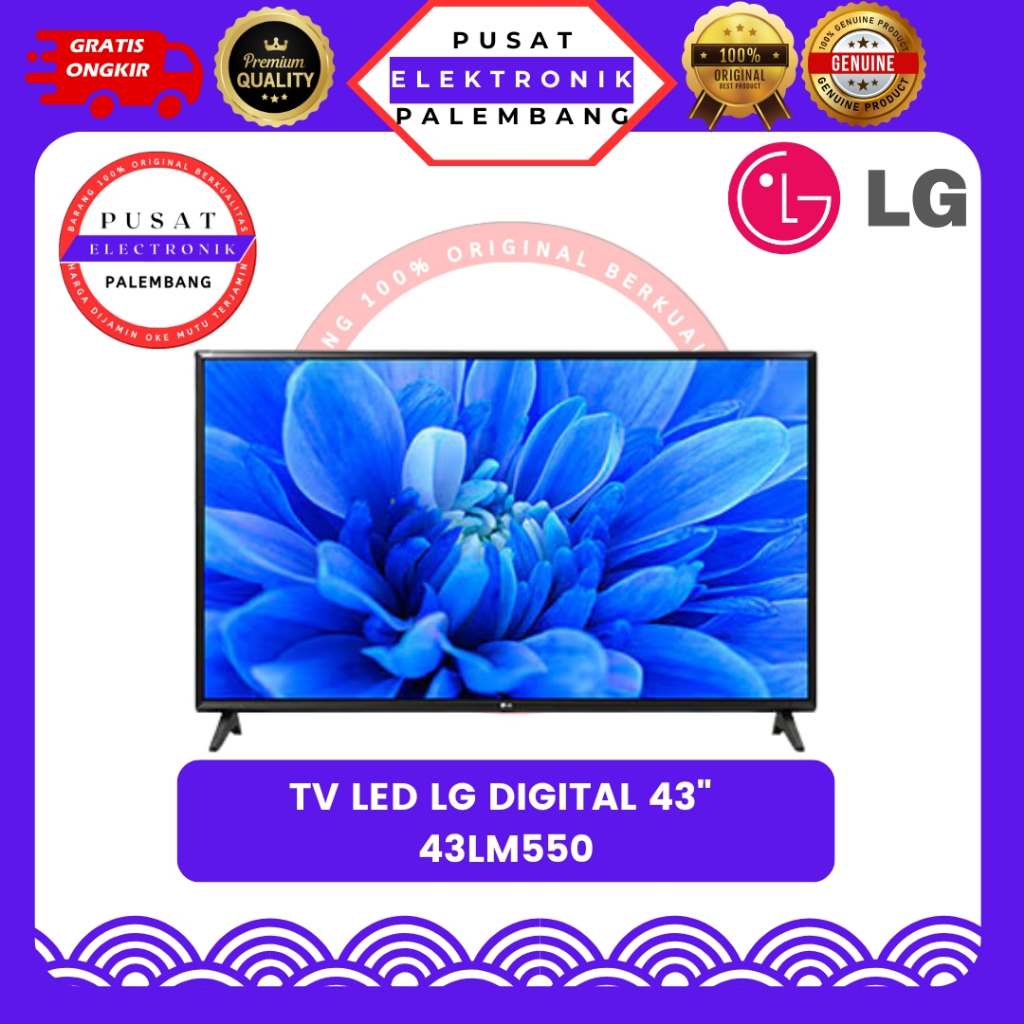 LG TV LED DIGITAL 43 INCH 43LM550 PALEMBANG