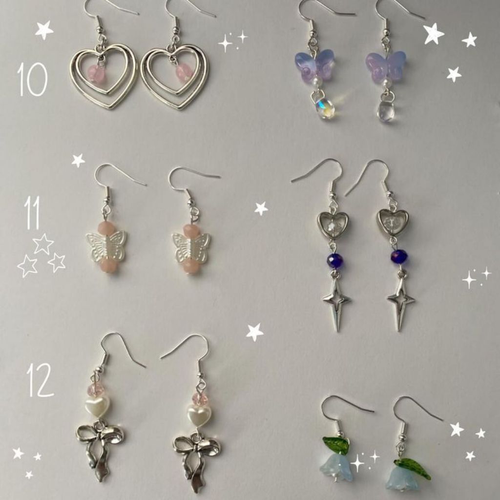 

sepaket anting beads Hadiah / gift kpop japan kawaii hampers