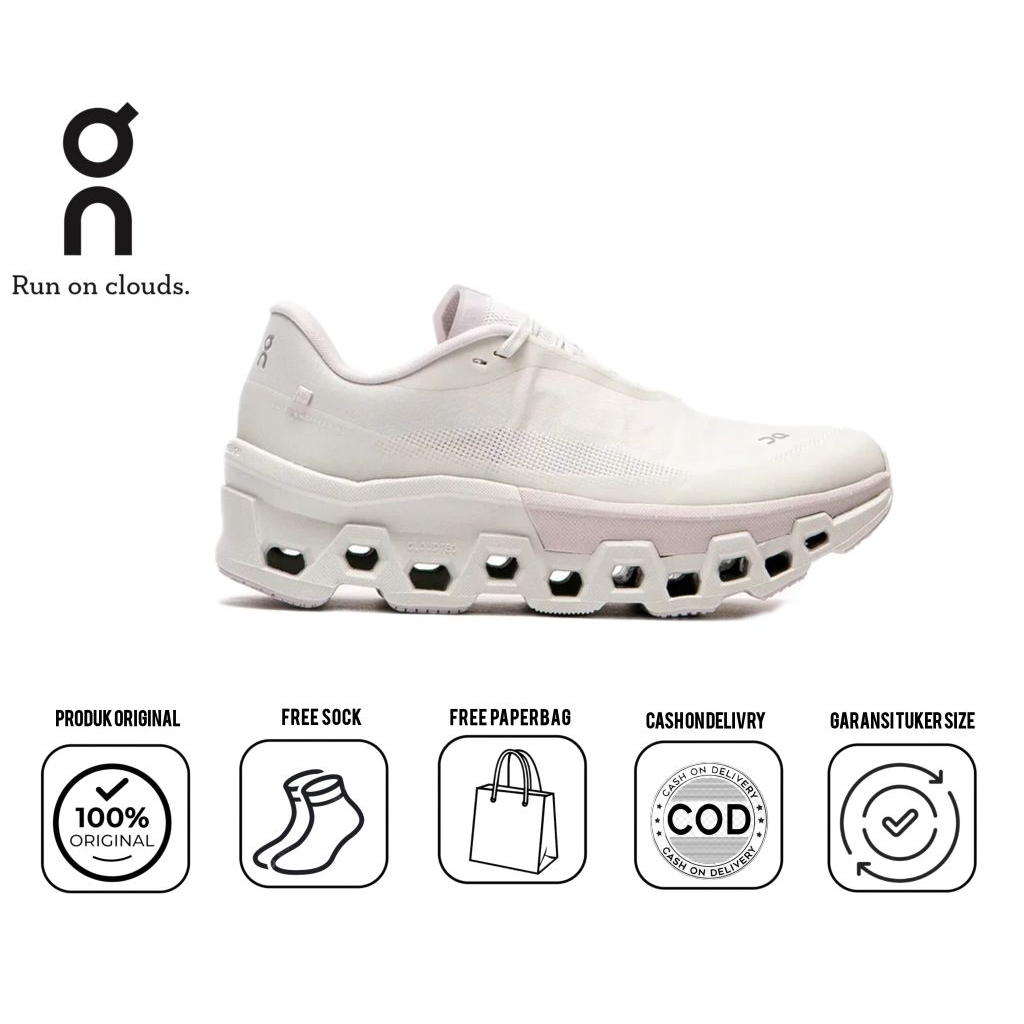 SEPATU RUNNING ON CLOUDMONSTER 2 POST ARCHIVE FACTION VAPOR FROST ORIGINAL