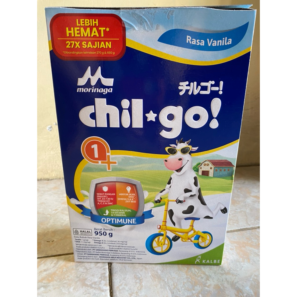 

MORINAGA CHIL GO 1+ 950 GR EXP SEPTEMBER 2025