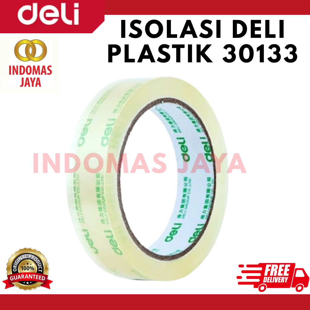 

Deli 30133 Isolasi bening Lakban 24mmX60yd 1 pc