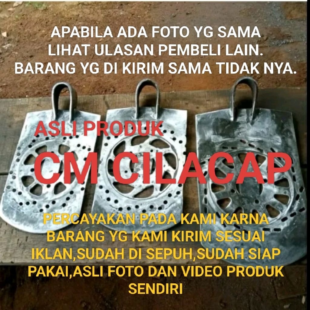 Cangkul ORIGINAL cakram Anti lengket(Asli dari piringan Cakram Motor).