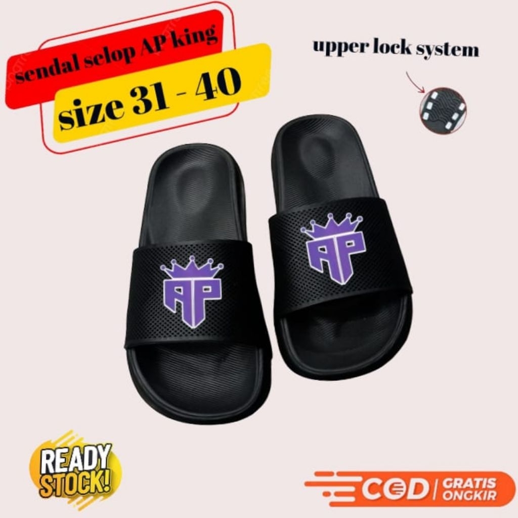 sendal anak karet viral AP king andra gz uk 31-40