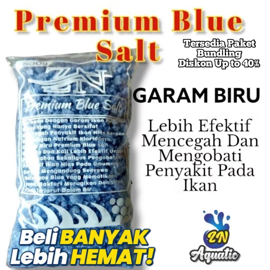

garam biru premium 500g garam ikan biru BLUE SALT