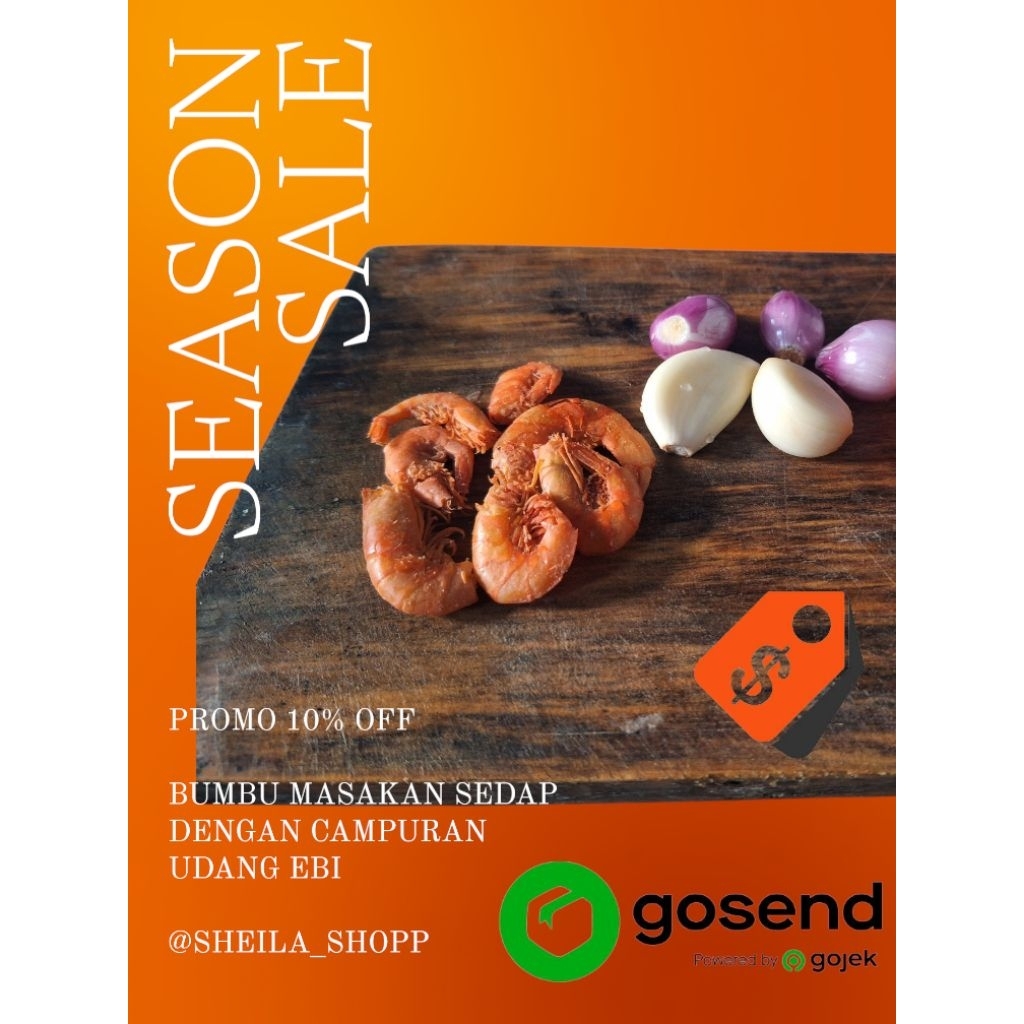 

Udang Ebi Kulit Tanpa Kepala / Kemasan 100gr / Fresh / Mentah