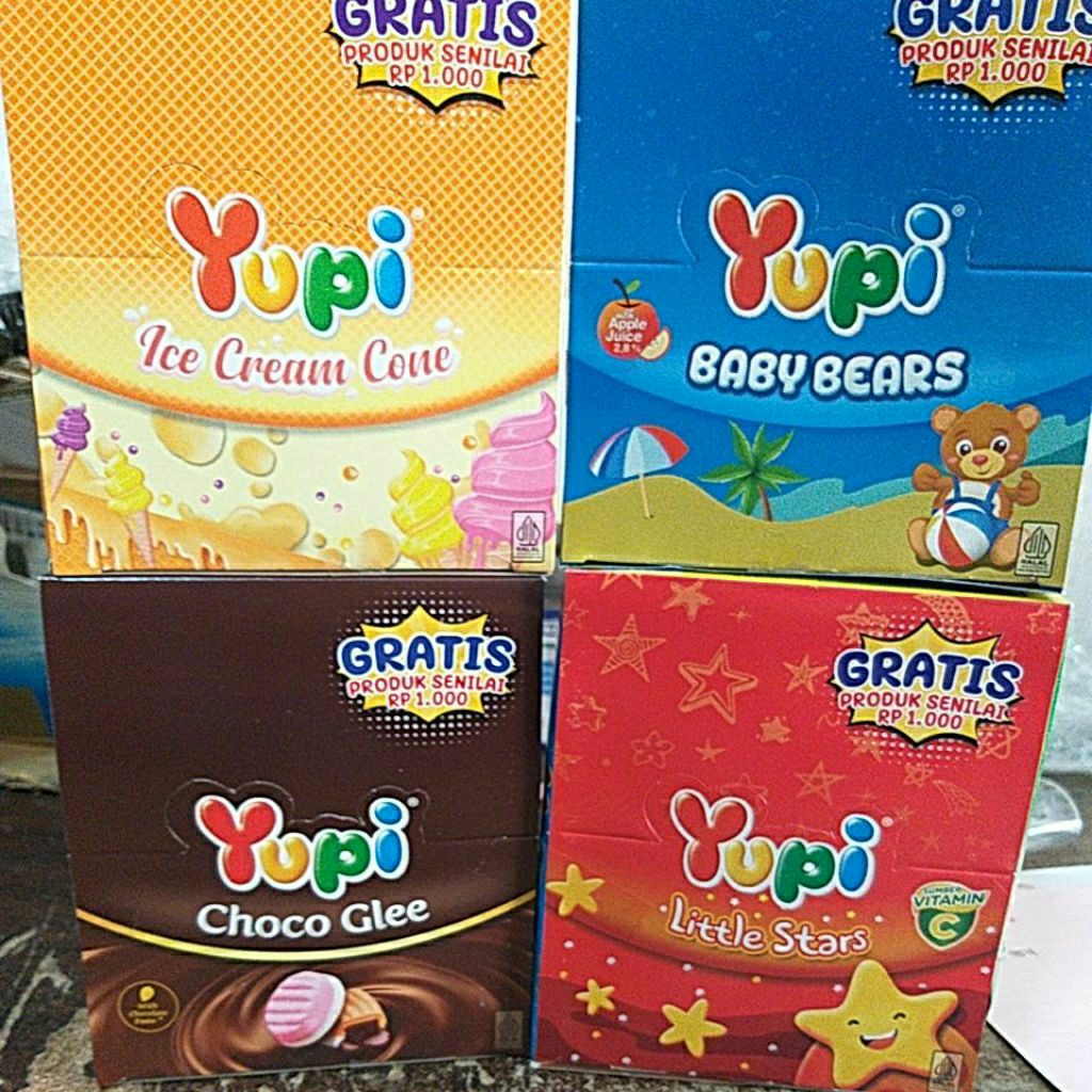 

Permen Yupi box 6gr x 24 pcs