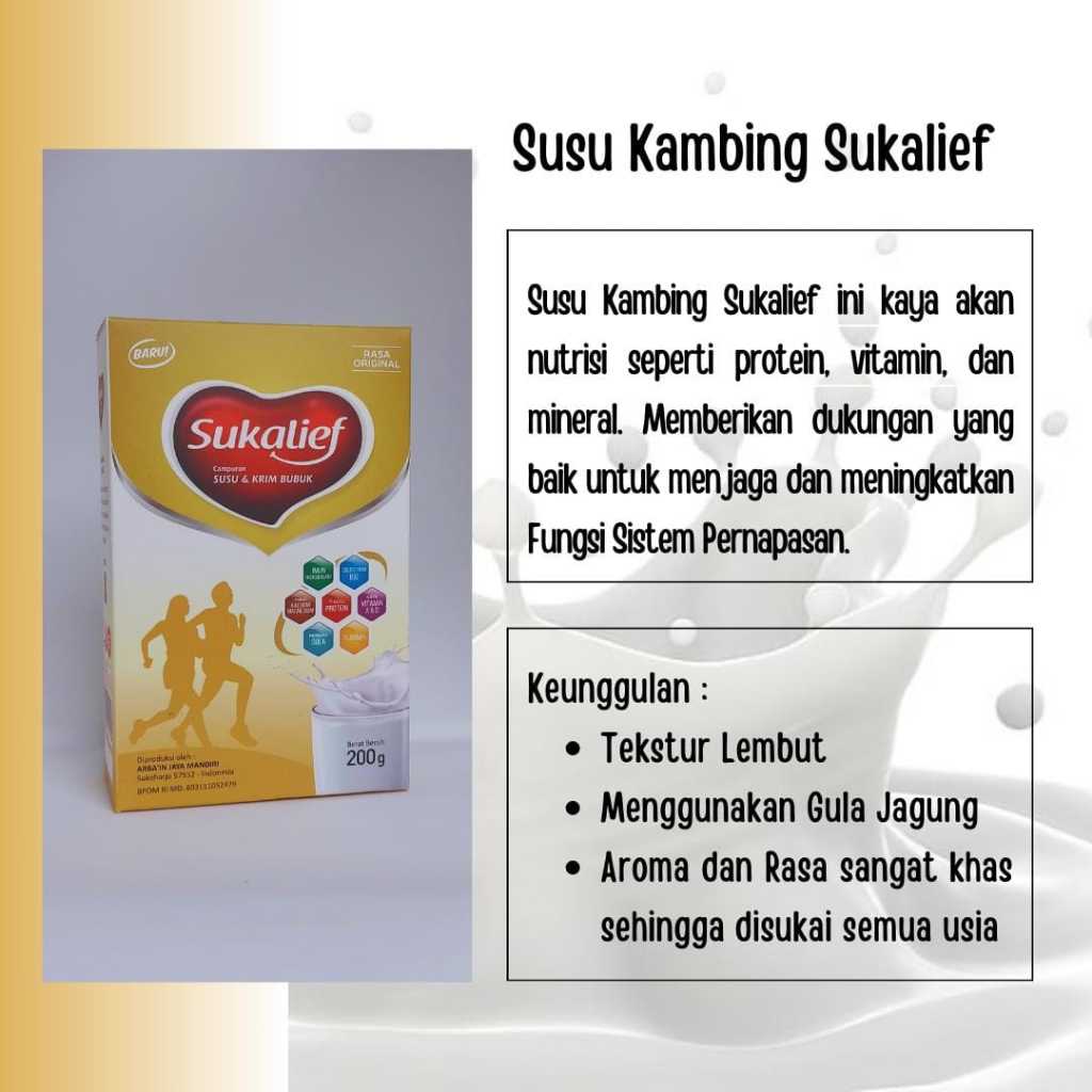 

Susu Kambing Sukalief – Solusi Herbal untuk Imun, Tulang, Asam Lambung