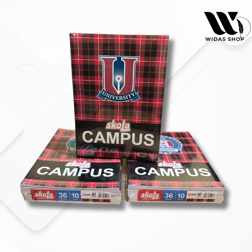 

BUKU TULIS SKOLA CAMPUS 36 LEMBAR (10 BUKU)