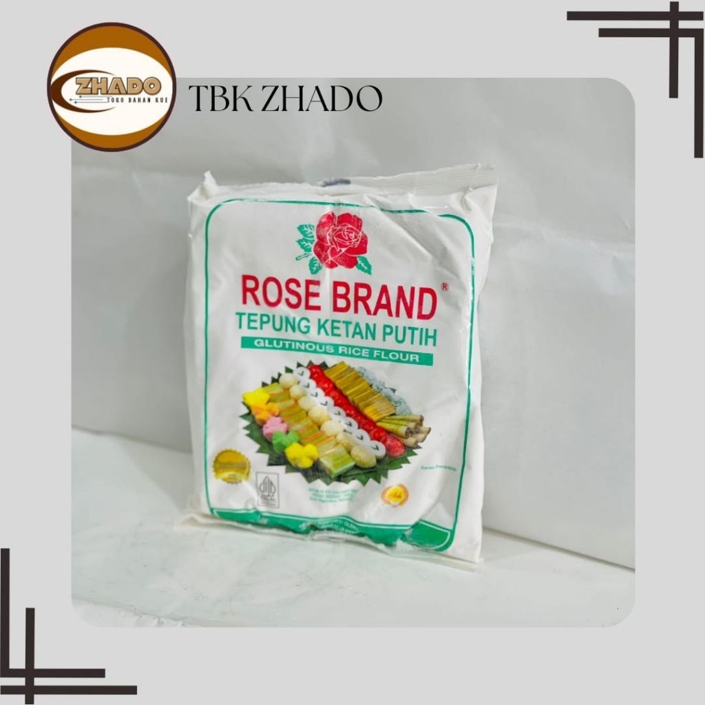 

Tepung Ketan Putih Rose Brand 500gr