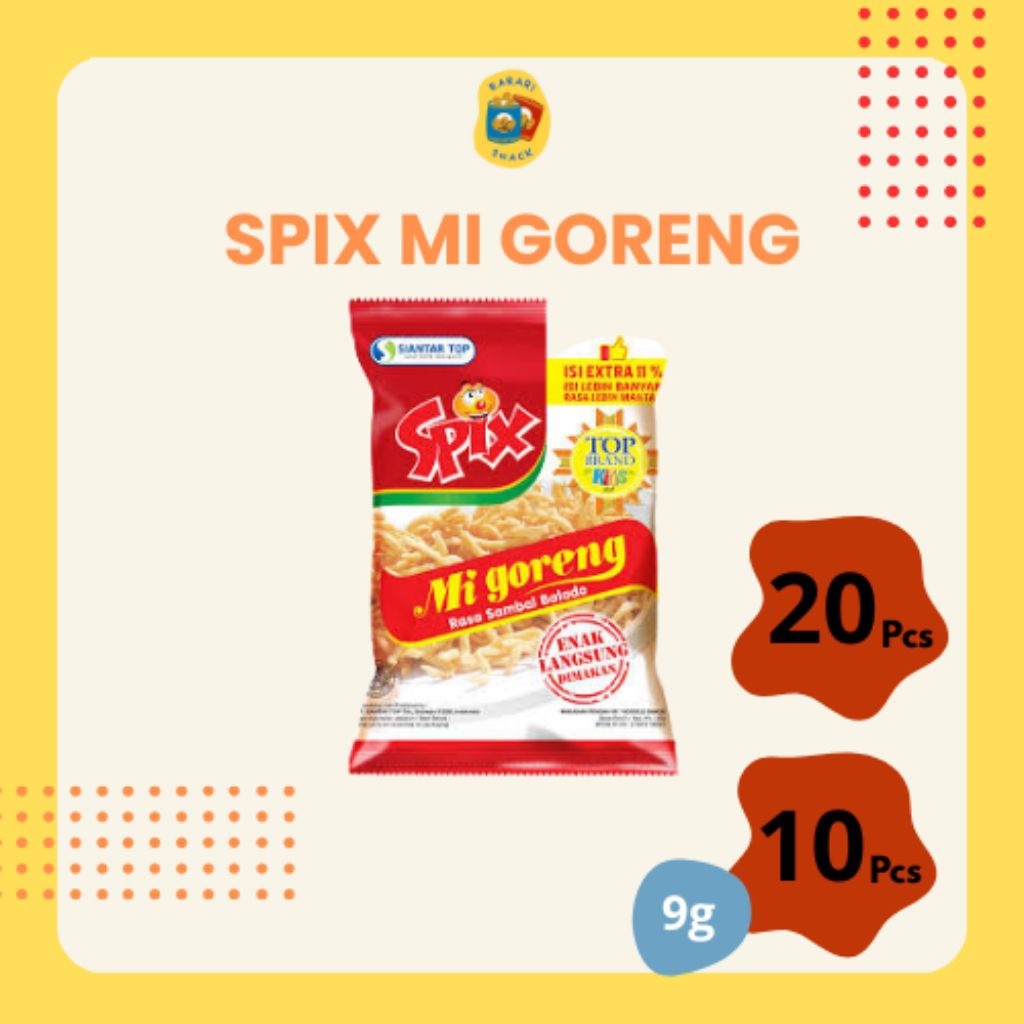 

RS Mi Goreng Spix (9g) snack rasa mi goreng