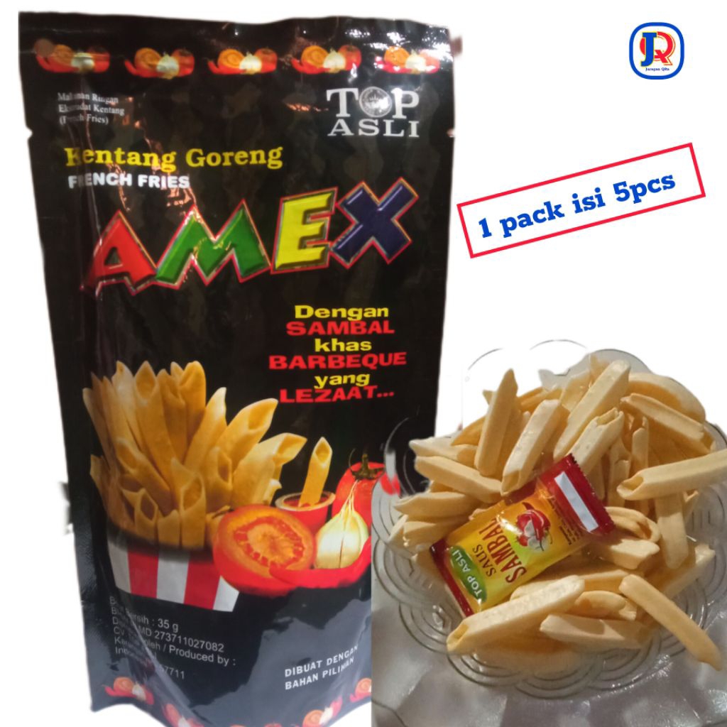 

AMEX French Fresh kentang goreng @35gr