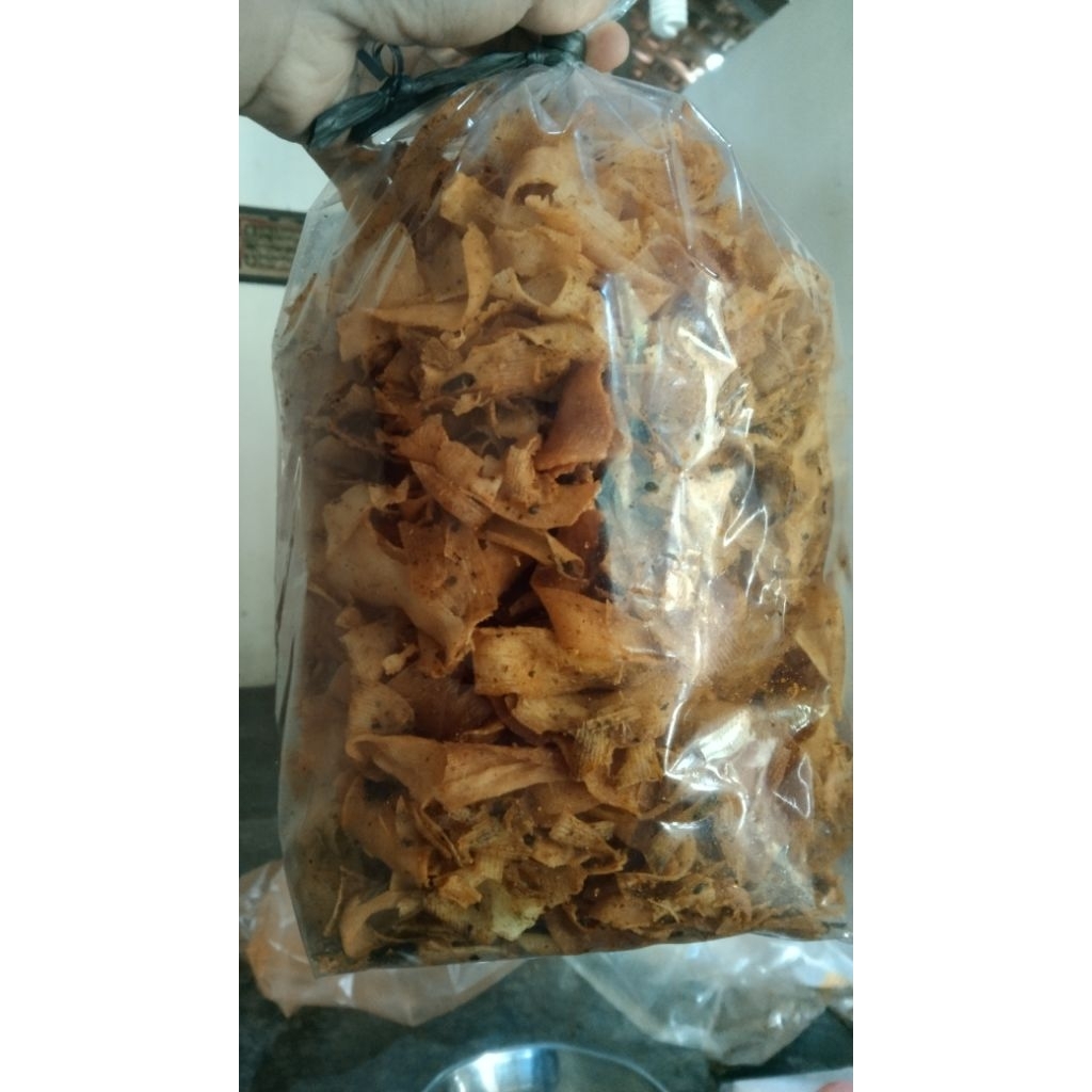 

kripik brekele pedas