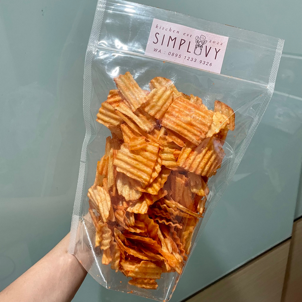 

[Simplivy] Keripik Balado Best Seller / Pedas Manis / Keripik Singkong / Wajib Coba / Keripik Nagih