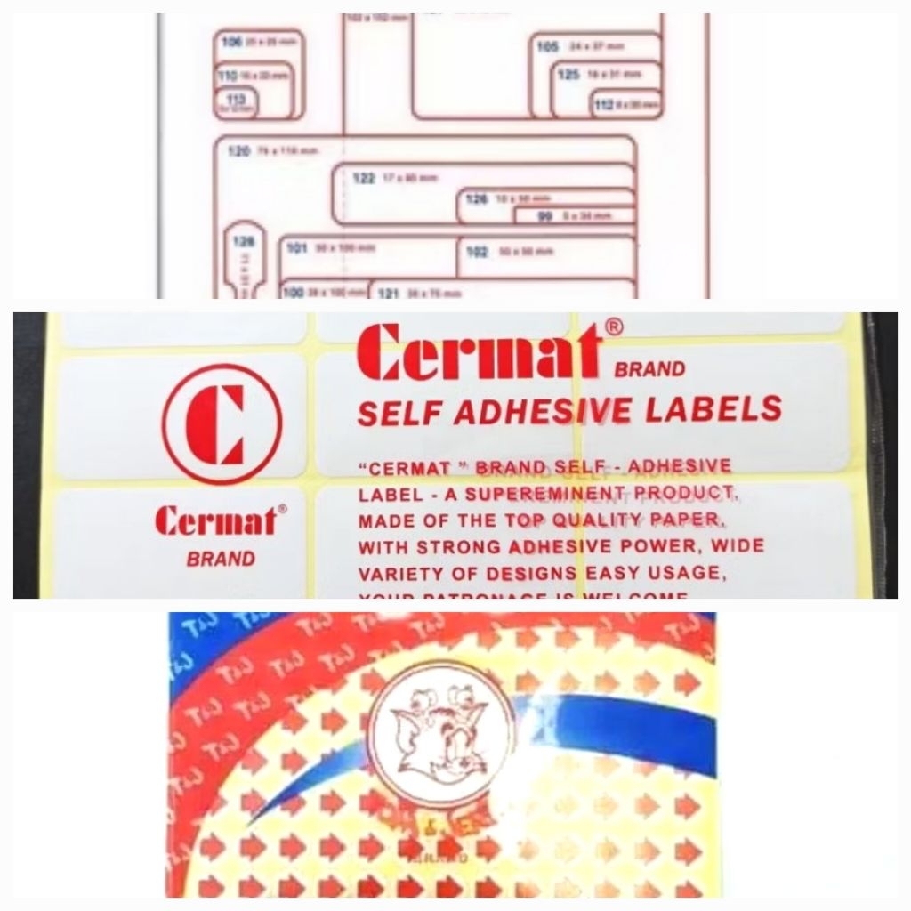 

1PAK Label undangan memo tempel stiker