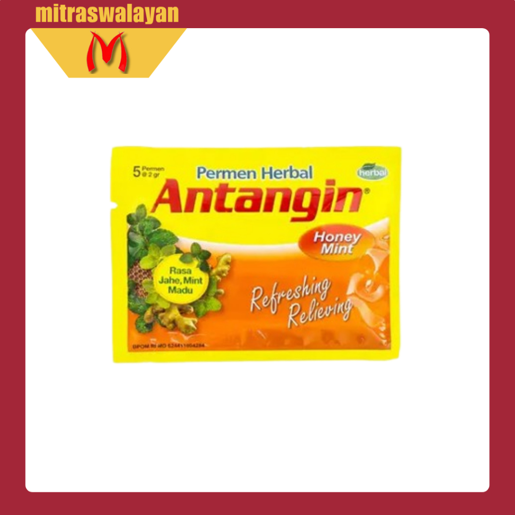 

ANTANGIN Permen Herbal Madu Mint isi 5 Tablet