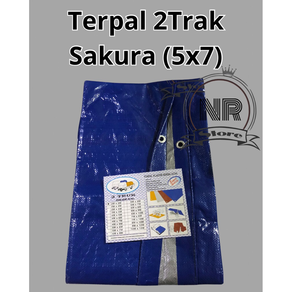 Terpal Sakura 2truk A3 Ukuran 5x7 Terpal tenda Terpal Kolam Terpal mobil Terpal pickup Terpal jadi T