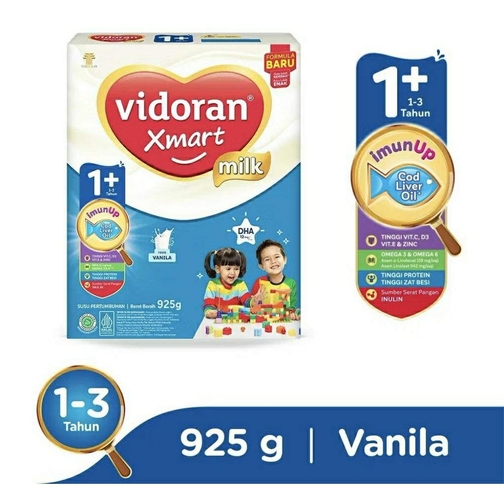 

VIDORAN XMART 1+ 925Gr VANILA DAN MADU JATIM