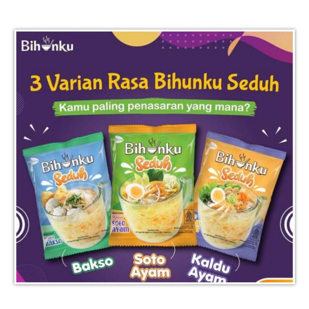 

Bihunku Seduh 1 Renteng isi 10 bungkus Bihun Instant