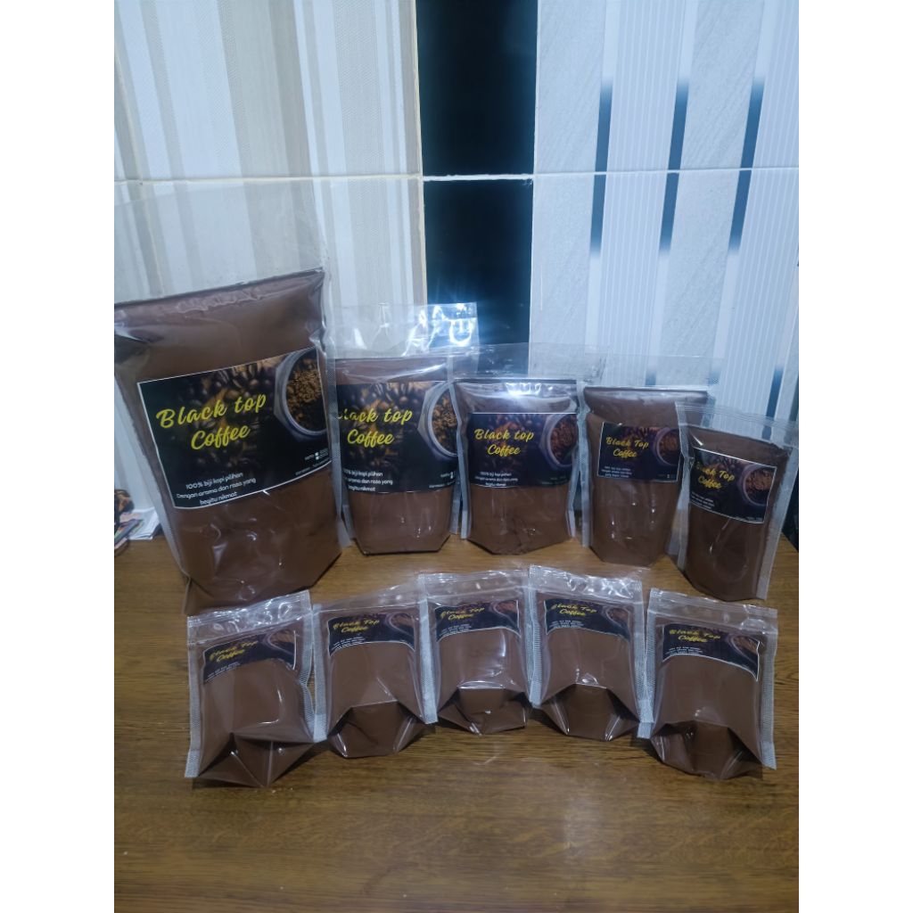 

Kopi Bubuk Robusta Kemasan 100gr, 200gr & 250gr