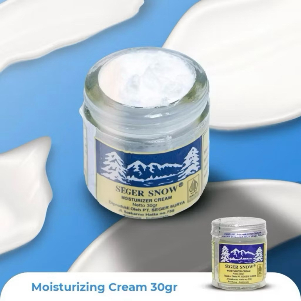 Seger Snow Moisturizer Cream 30g | Seger Snow Vinishing Cream 35g