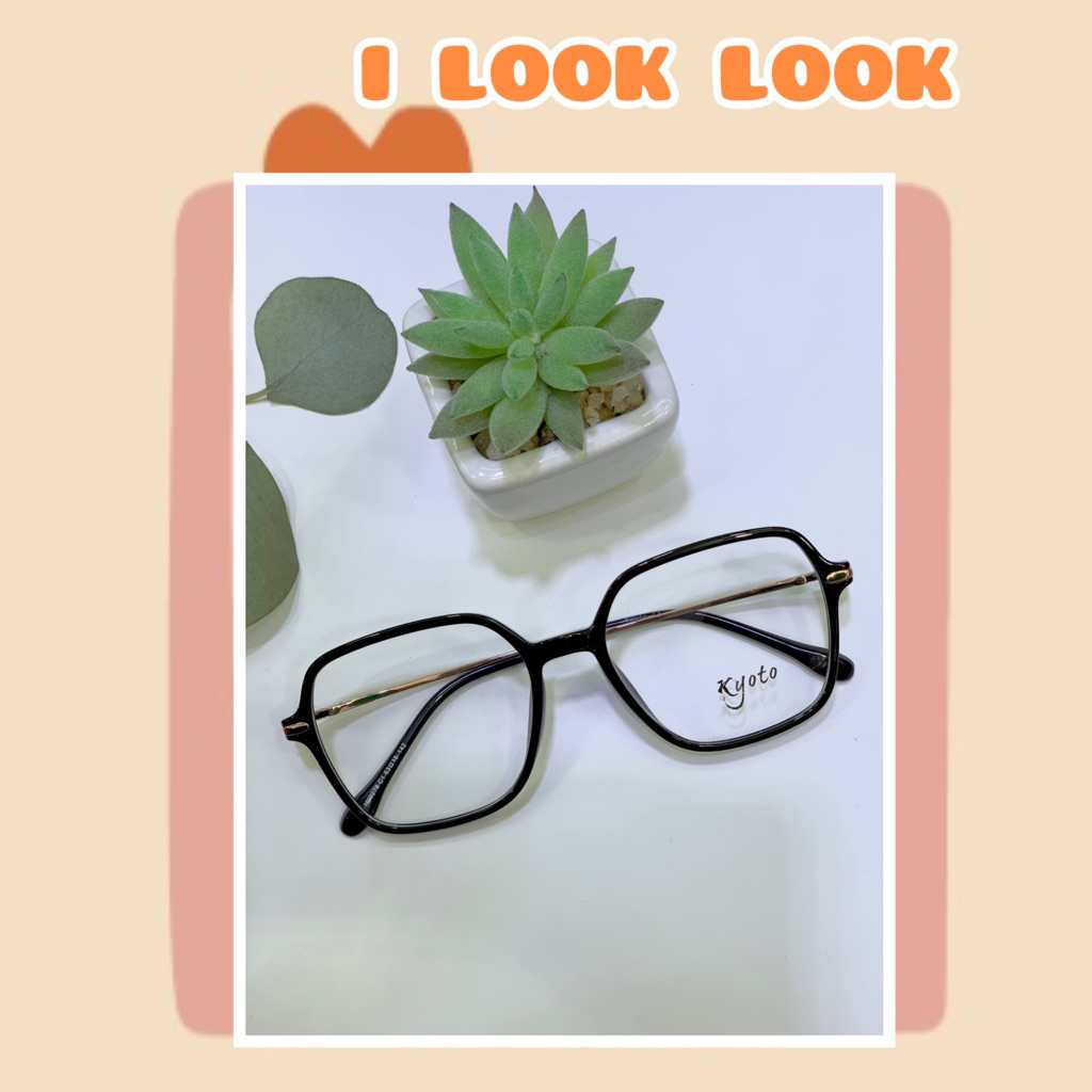 Frame Kyoto Original H00278 C1 Plastik Titanium Black Ringan Kokoh