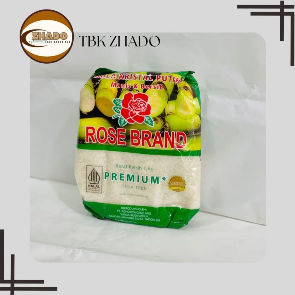 

ROSE BRAND GULA KRISTAL HIJAU 1KG