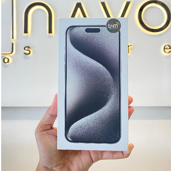 (iBox) BRAND NEW OUT BOX iPhone 15 Pro Max 256GB White Titanium Original 100%