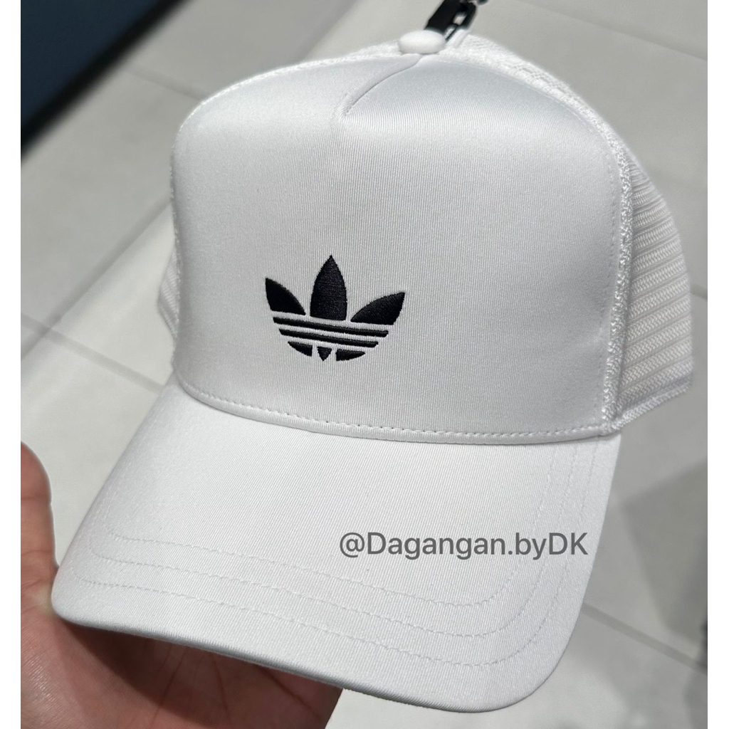 Topi Adidas Trucker Big Logo Original 100% Full White