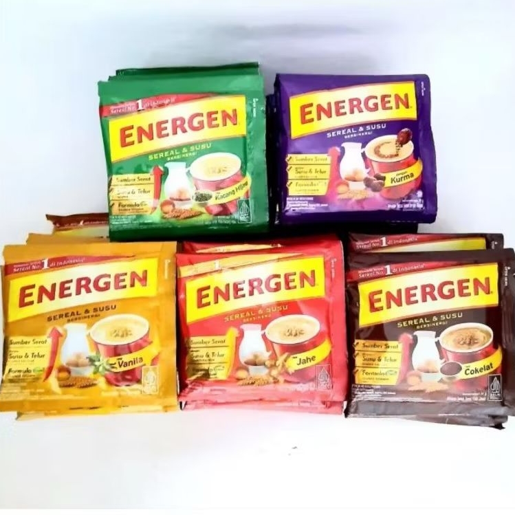 

Energen Sereal Renceng Isi 10 Sachet - Susu Sereal Renceng All Varian