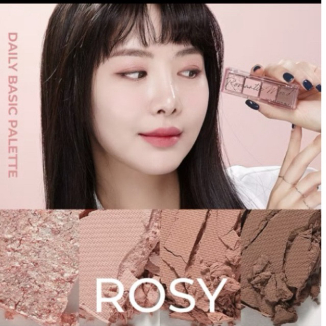 Nature Republic Eyeshadow Daily Basic Pallate Korean Or Bold Eye Shadow Shade Rosy 02 Romantic Mood 